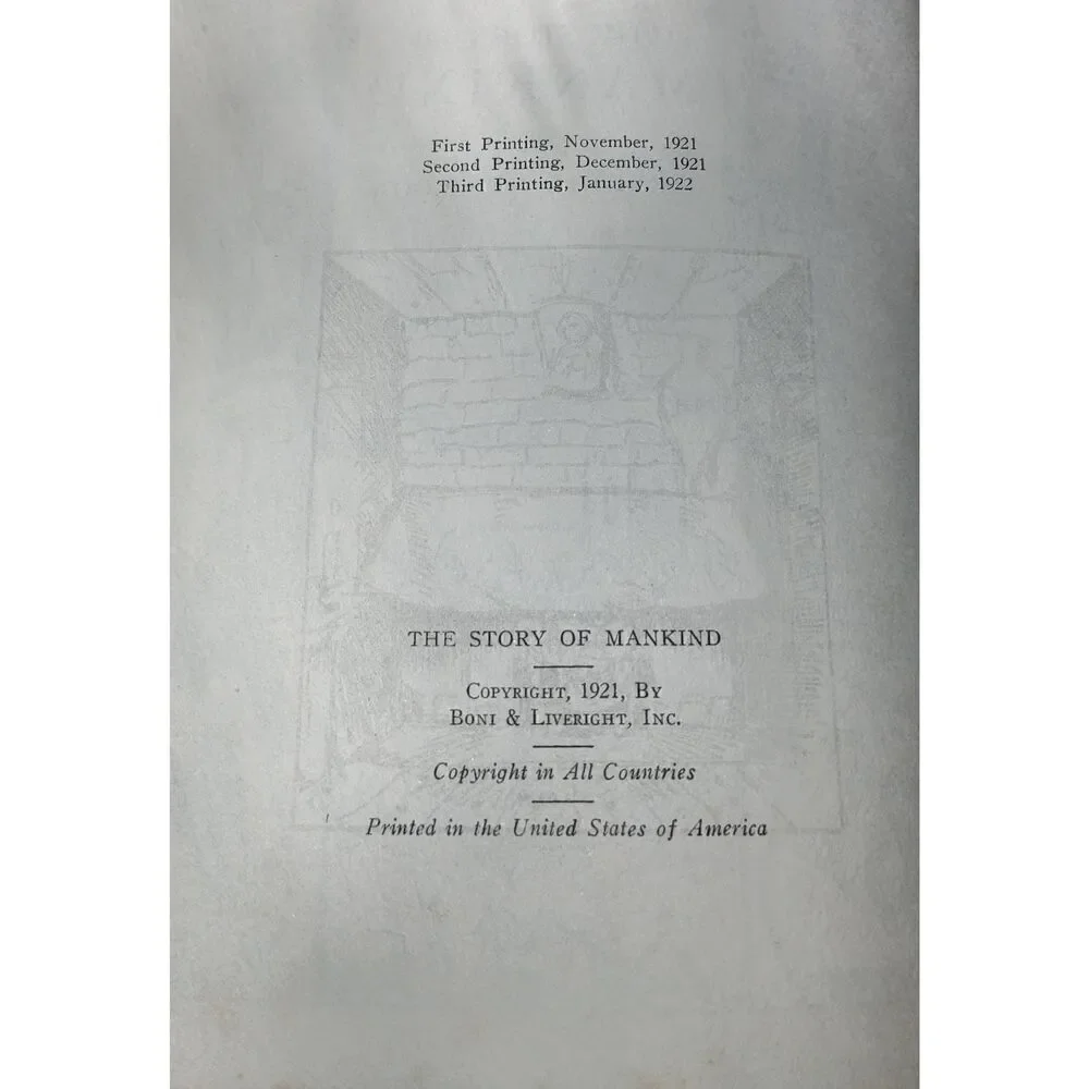 Boni and Liveright third printing